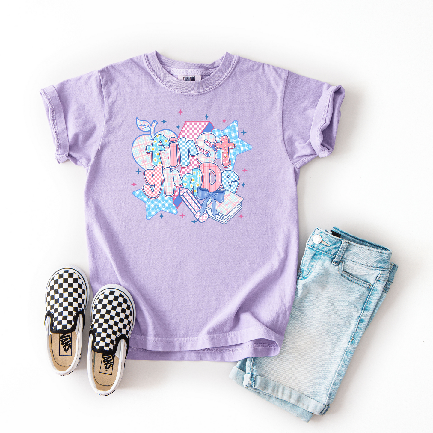 First Grade Preppy Tee