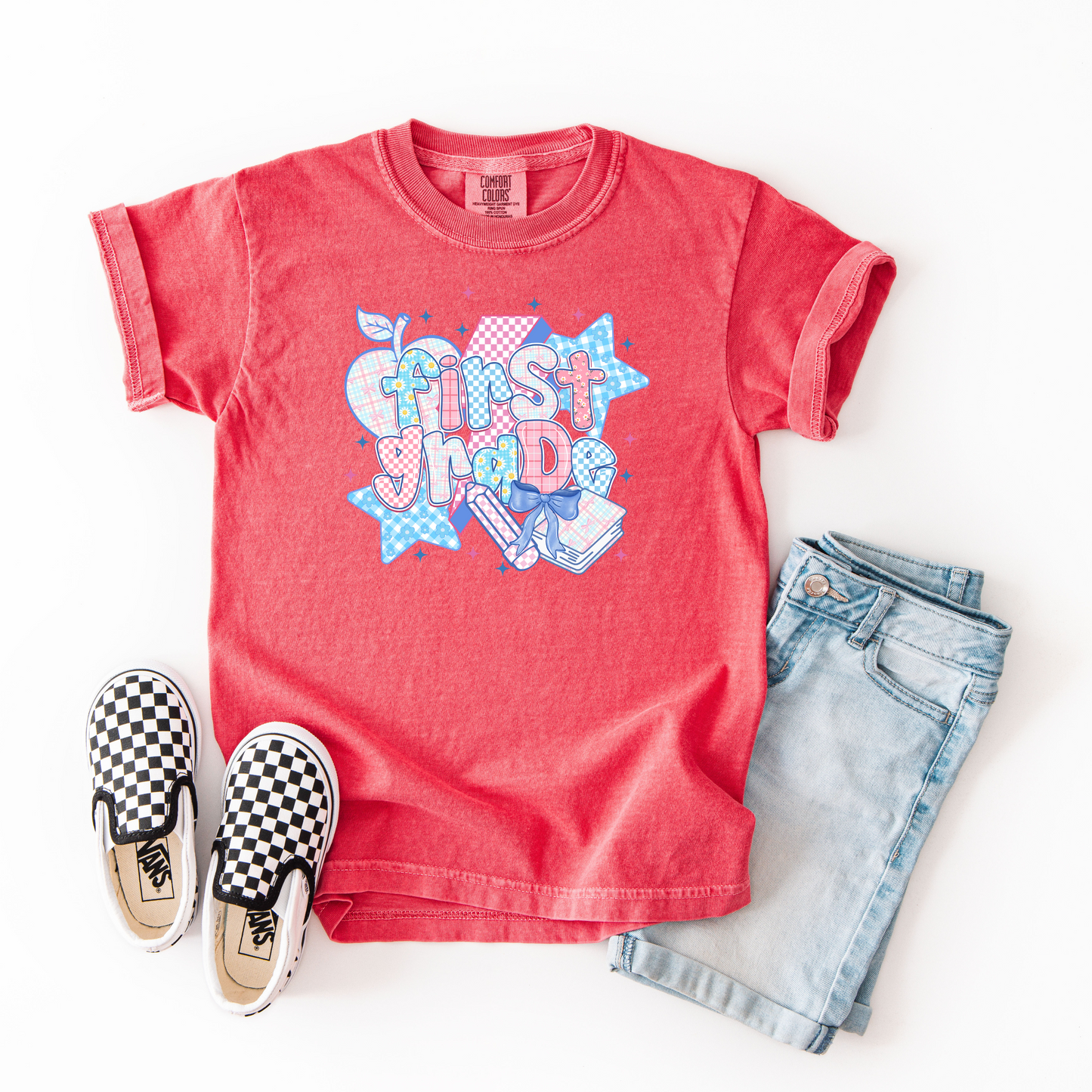 First Grade Preppy Tee