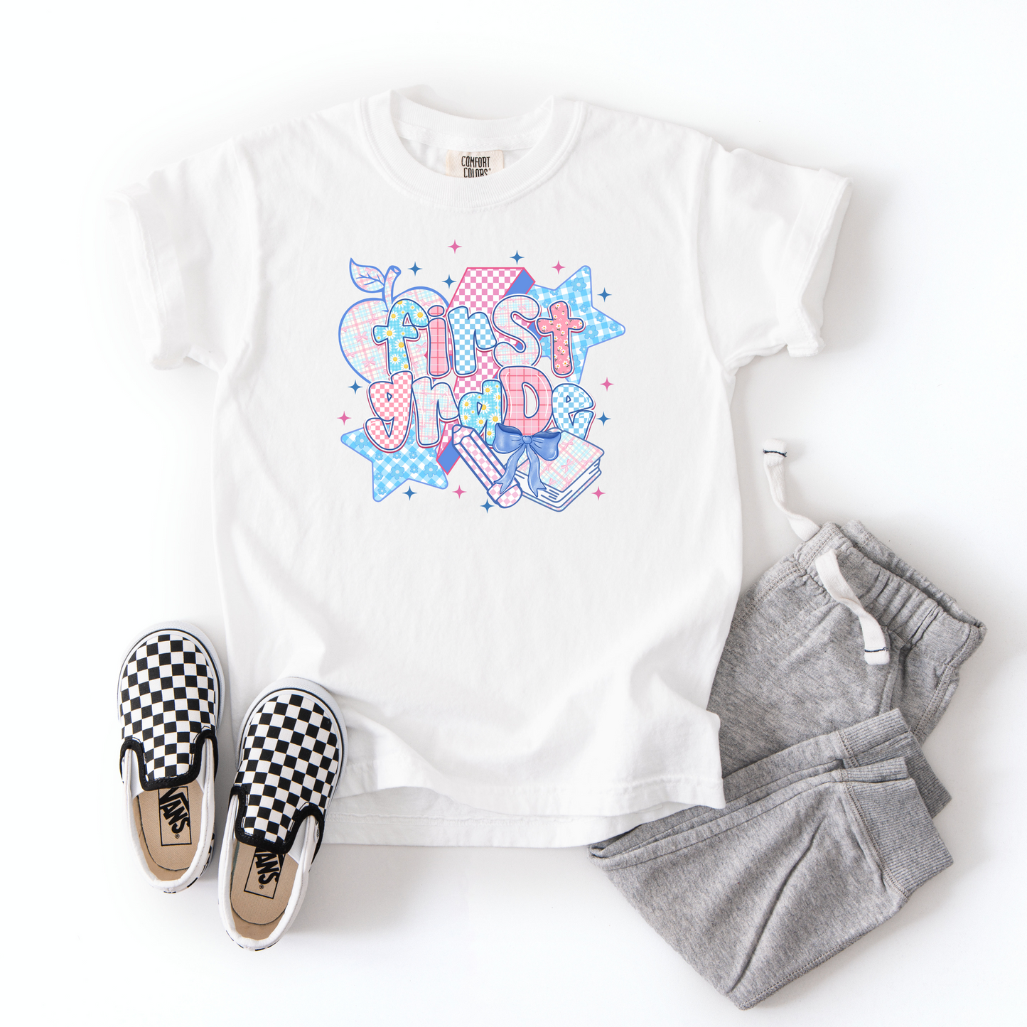 First Grade Preppy Tee