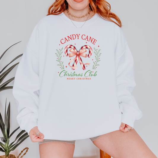 Candy Cane Christmas Club - Tshirt, long sleeve tee, sweatshirt