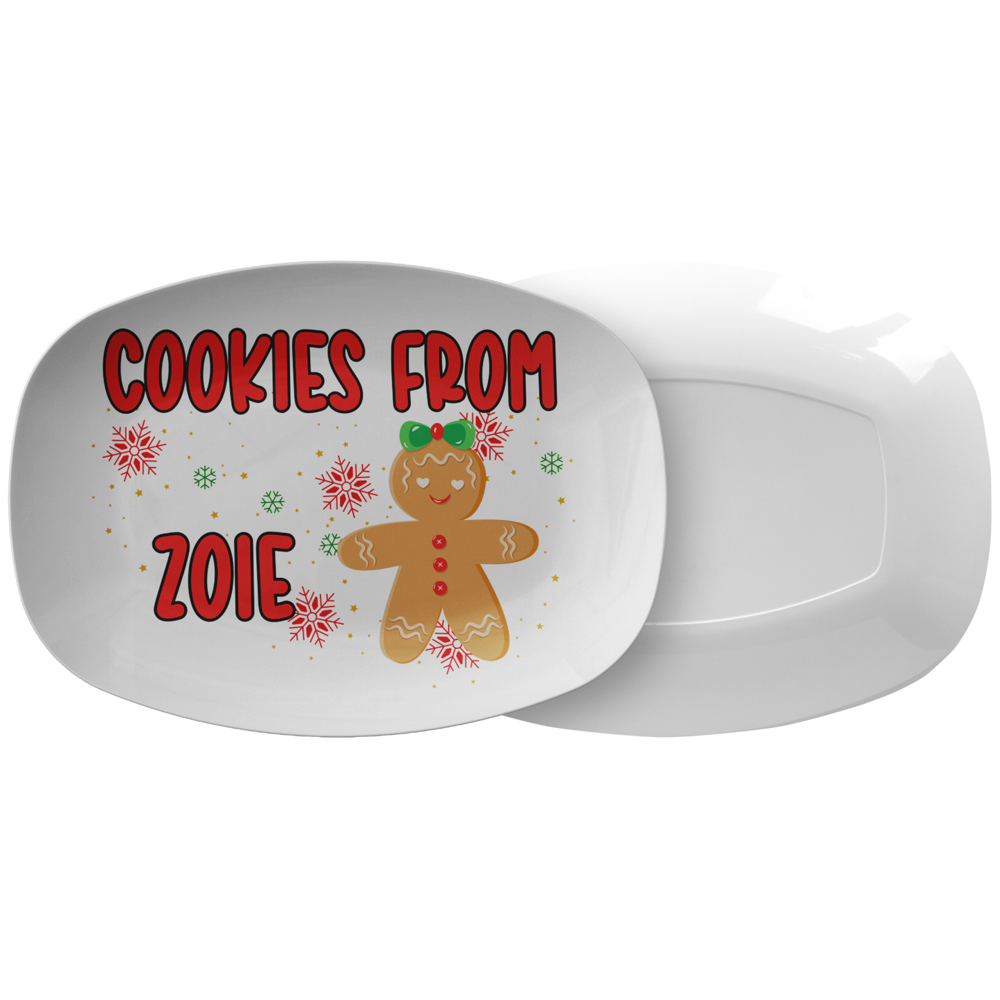 Cookies For Santa Platter - Personalized Cookie Platter