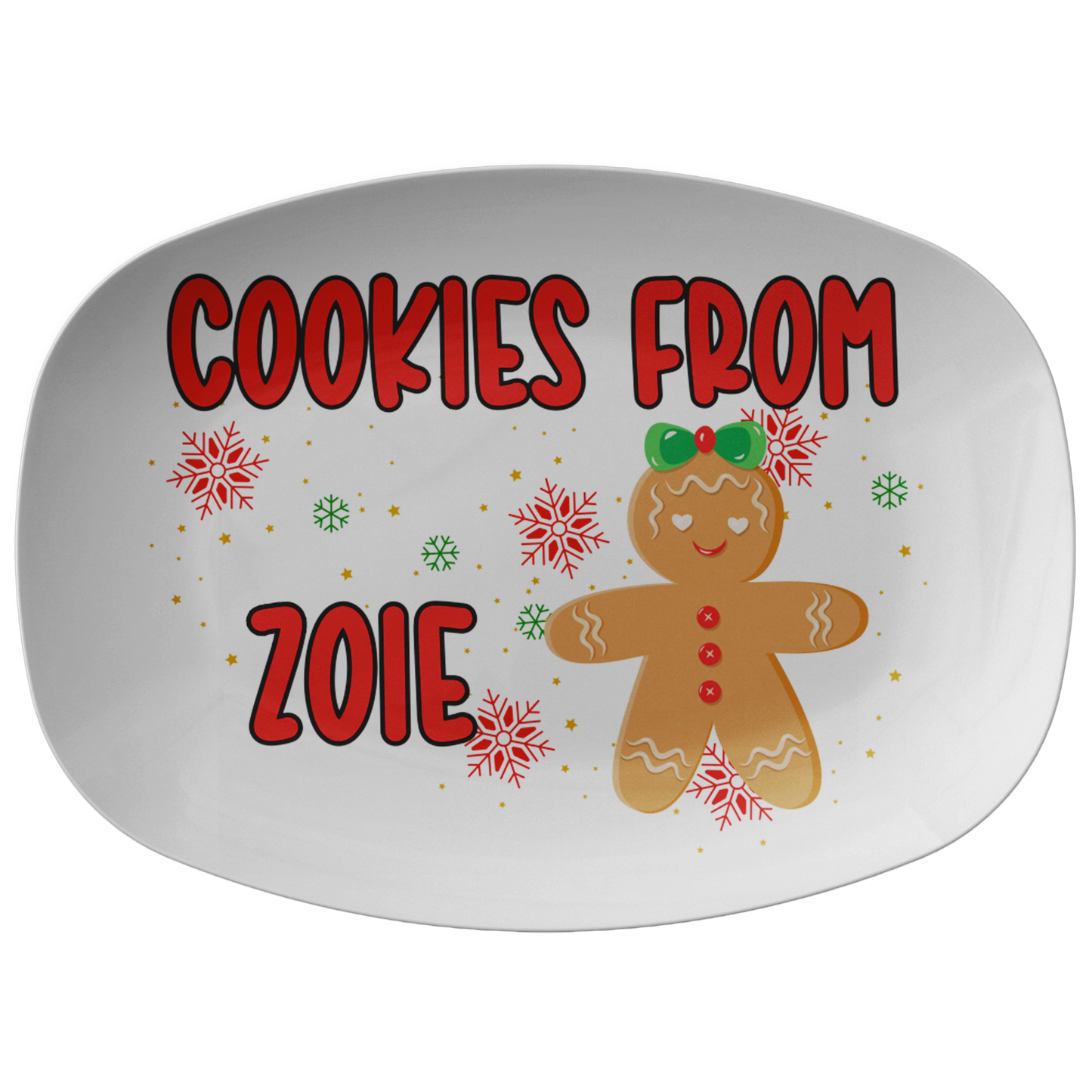 Cookies For Santa Platter - Personalized Cookie Platter