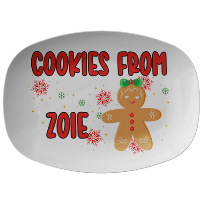 Cookies For Santa Platter - Personalized Cookie Platter