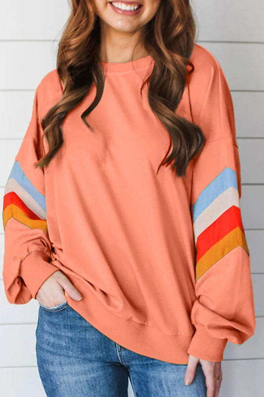 Color Arrow Relaxed Sweatshirt