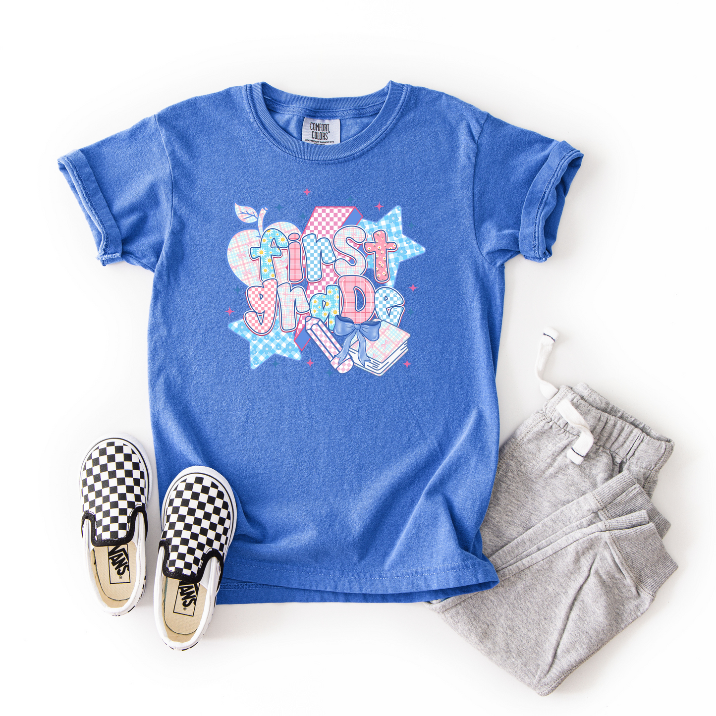 First Grade Preppy Tee