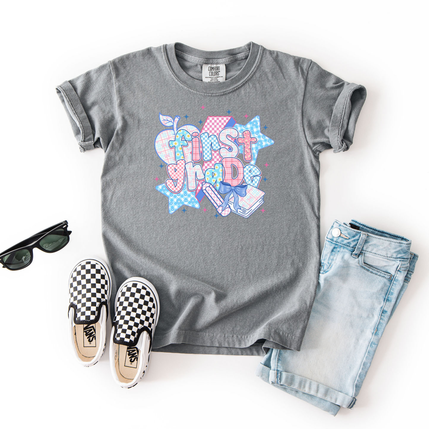 First Grade Preppy Tee