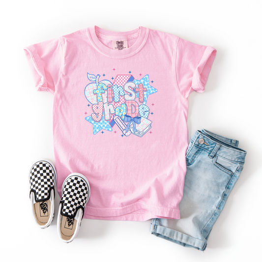 First Grade Preppy Tee