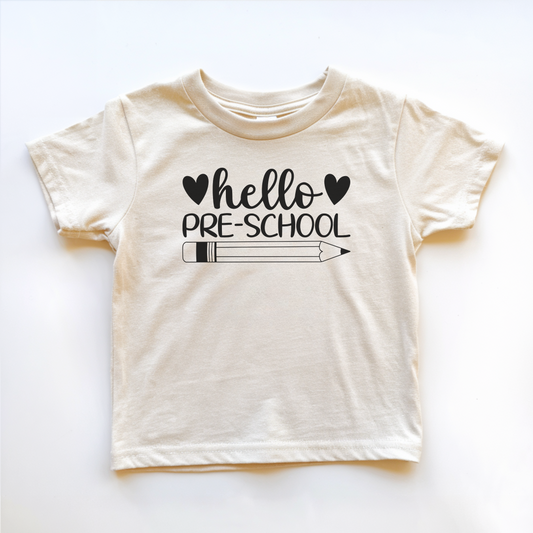 Hello Pre-School Heart Tee