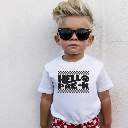 Hello Pre-K Retro Tee