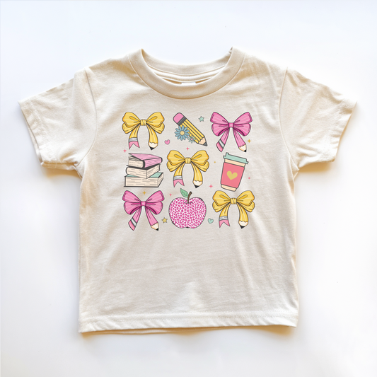 Pencil Bow Preppy Tee