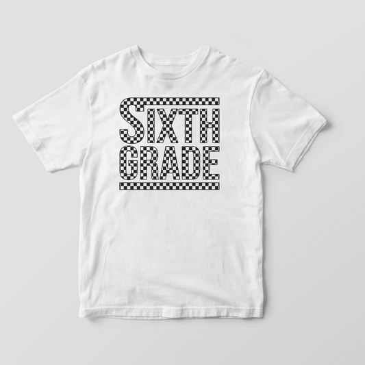Retro Sixth Grade Tee